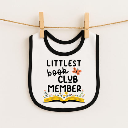Littlest Book Club Member Baby Bib - Bookish Infant Clothing