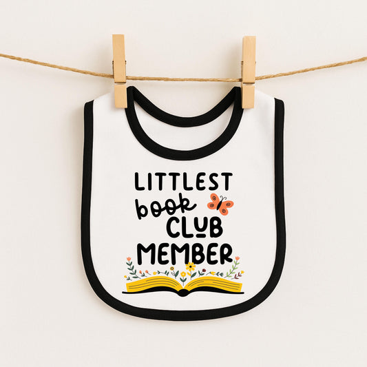 Littlest Book Club Member Baby Bib - Bookish Infant Clothing