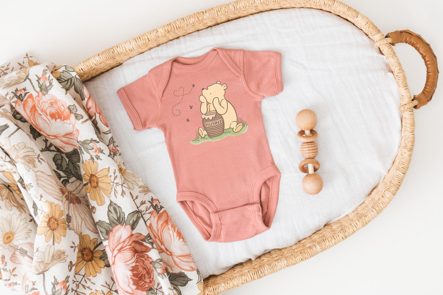 Winnie-the-Pooh Baby Onesie | Sometimes the Smallest Things Quote | Literary Baby Shower Gift