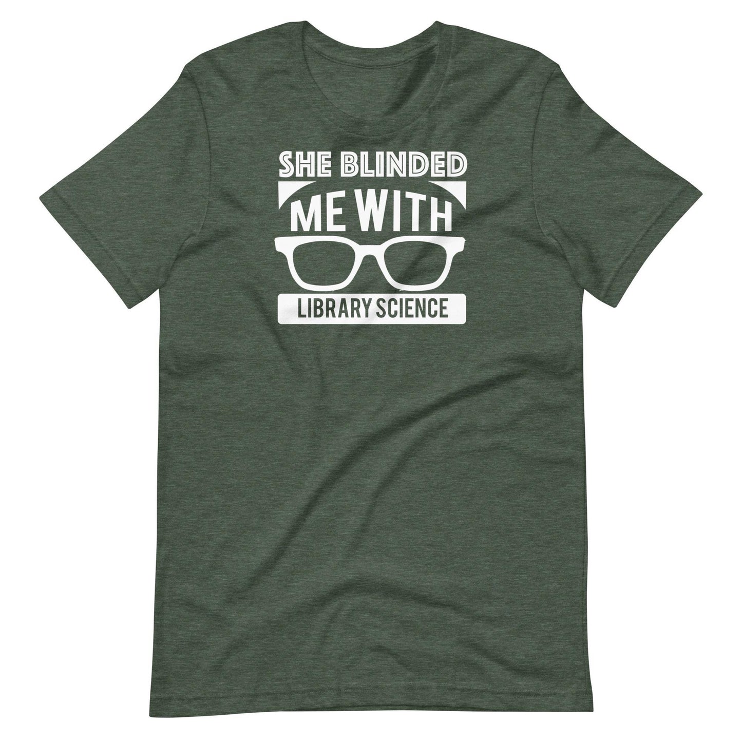 She Blinded Me With Library Science Short Sleeve T-shirt | Librarian Tshirt | Gift for Librarian