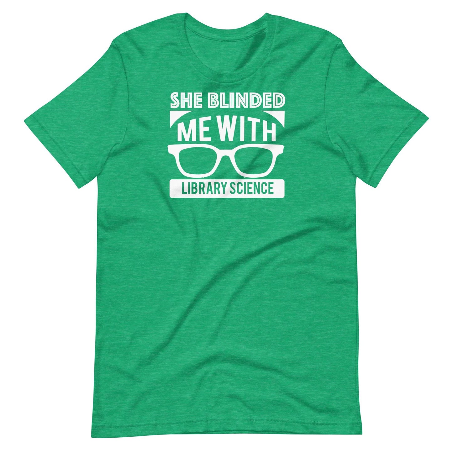 She Blinded Me With Library Science Short Sleeve T-shirt | Librarian Tshirt | Gift for Librarian