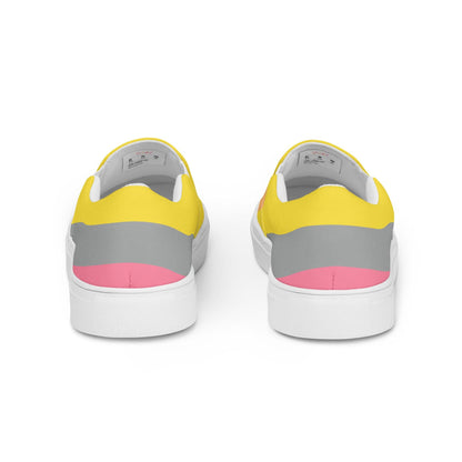 Slip-On Canvas Shoes: Teacher Pencil Print (Women's Lightweight Sneakers)