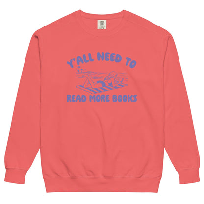 Unisex garment-dyed sweatshirt