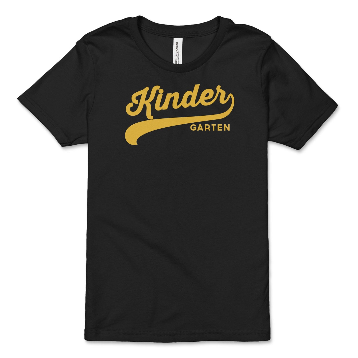 Kindergarten Swoosh Back To School Youth Short Sleeve T-Shirt | First Day of School