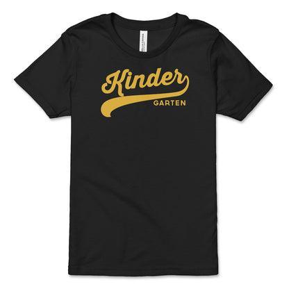 Kindergarten Swoosh Back To School Youth Short Sleeve T-Shirt | First Day of School