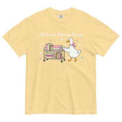 Unisex garment-dyed heavyweight t-shirt