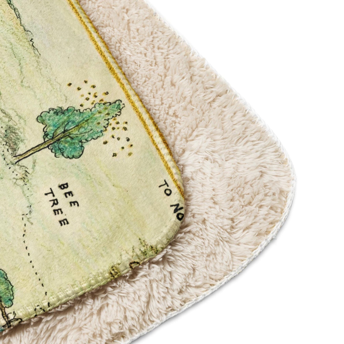 Winnie-the-Pooh Hundred Acre Woods (Soft and Warm): Pooh Bear Sherpa Blanket