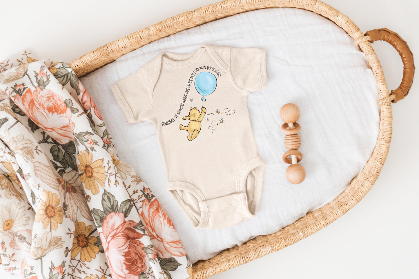 Winnie-the-Pooh “Smallest Things” Baby Bodysuit