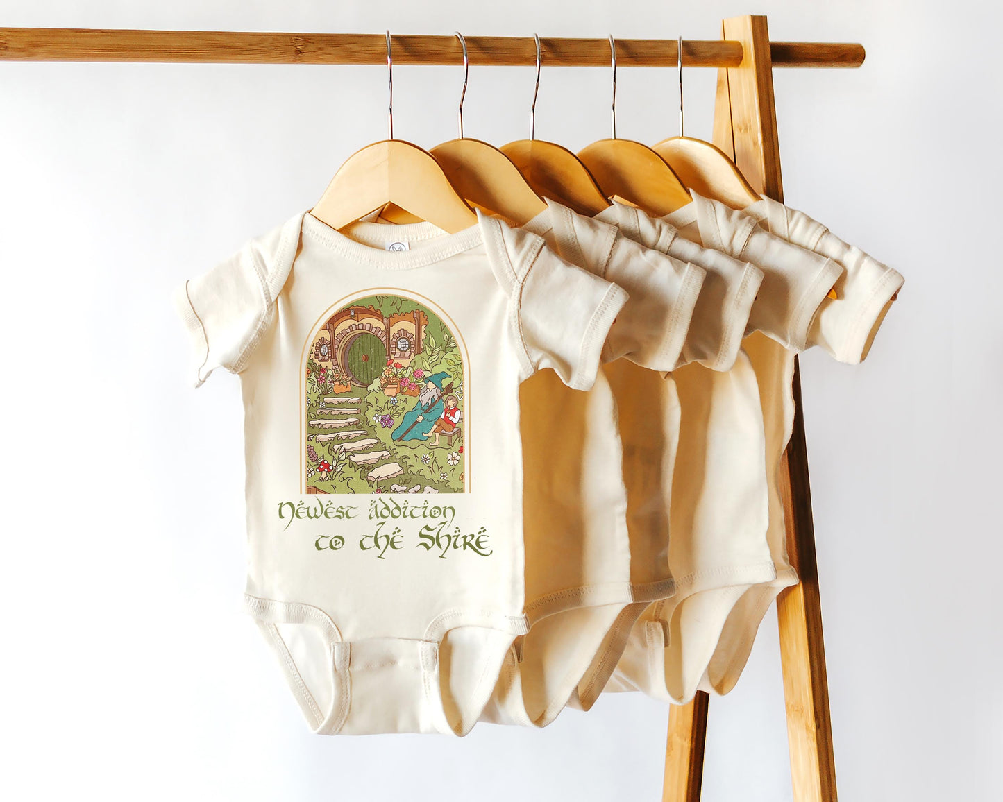 Baby Bodysuit Cotton | Lord of the Rings Baby Shower Present - Soft Combed Cotton Infant Romper