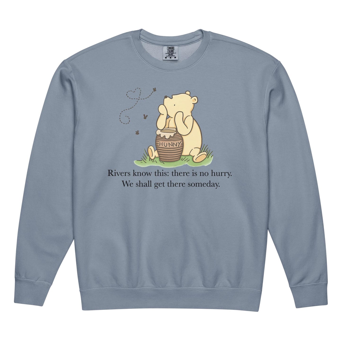 Winnie-The-Pooh Sweatshirt – Cozy Reading Sweatshirt | Unisex Crewneck Pullover