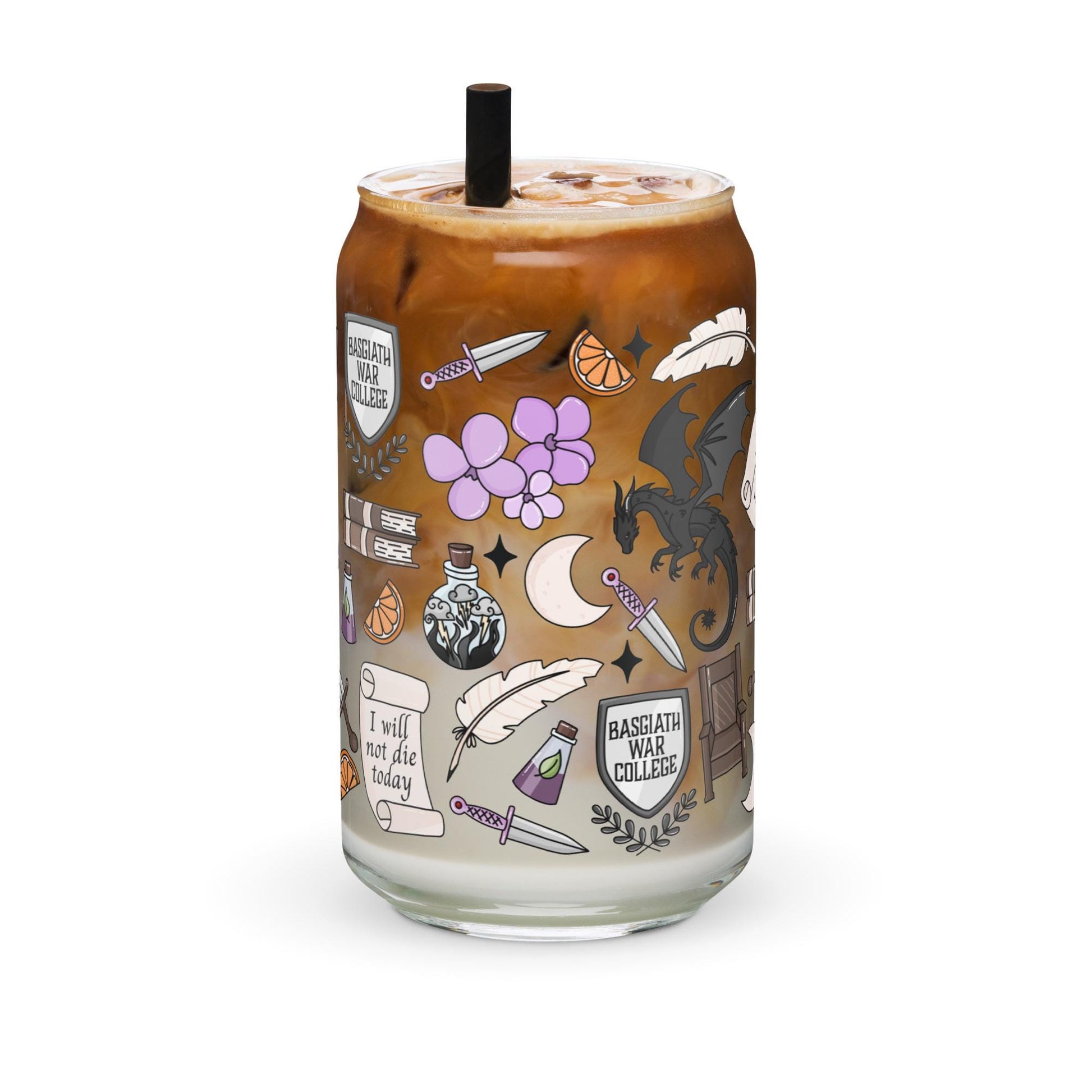 Can-shaped glass
