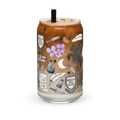 Can-shaped glass