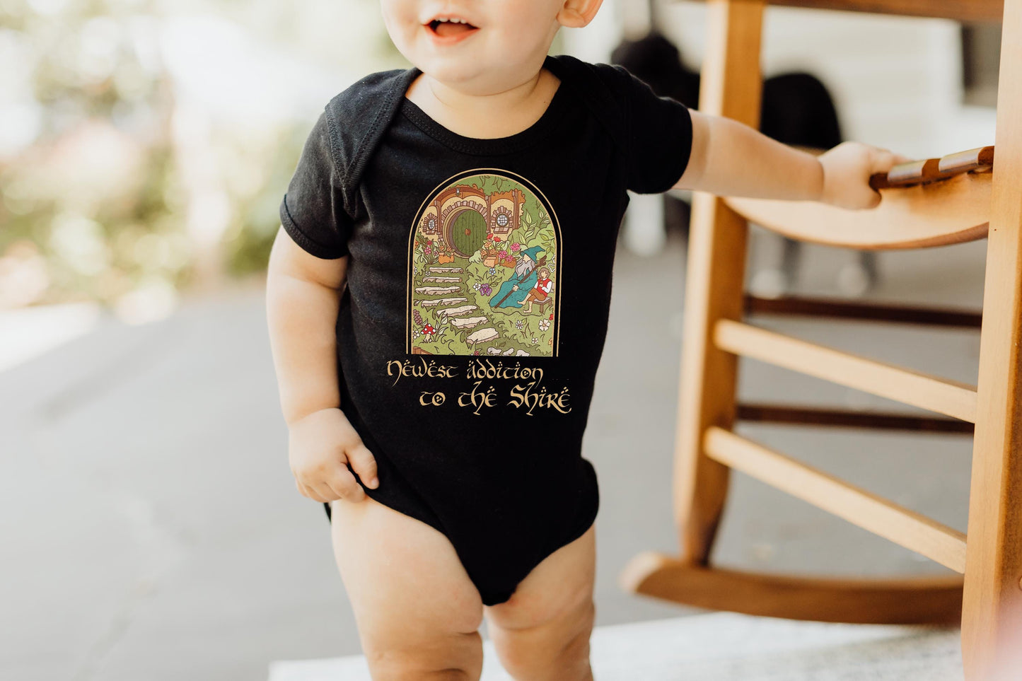 Baby Bodysuit Cotton | Lord of the Rings Baby Shower Present - Soft Combed Cotton Infant Romper