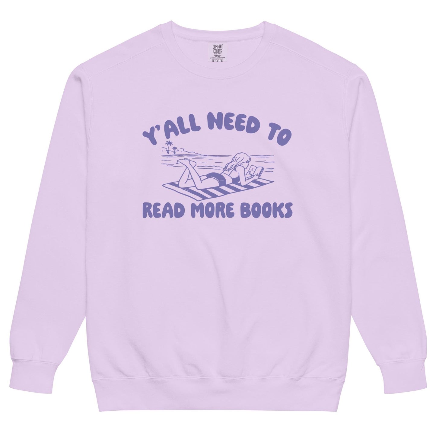 Unisex garment-dyed sweatshirt