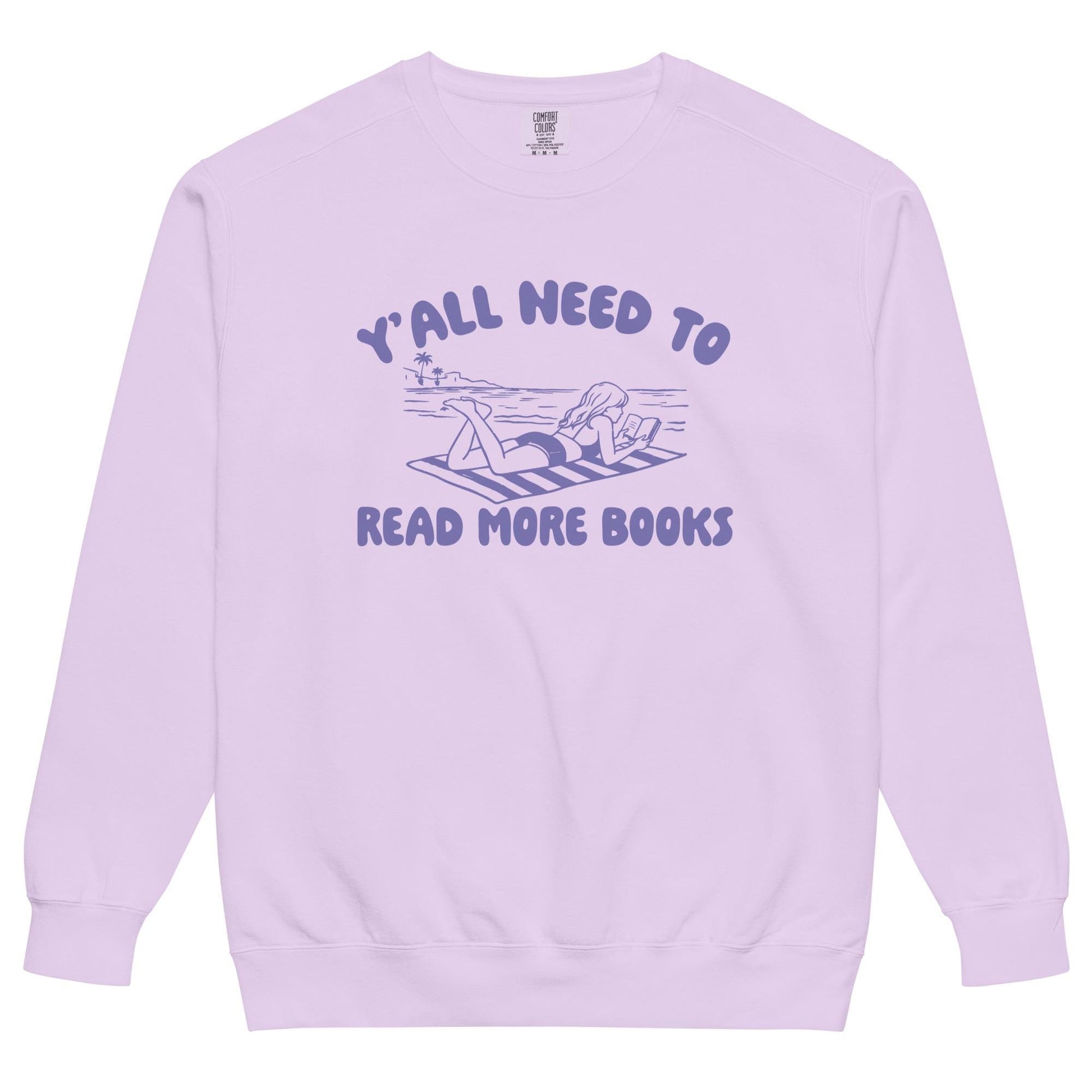 Unisex garment-dyed sweatshirt