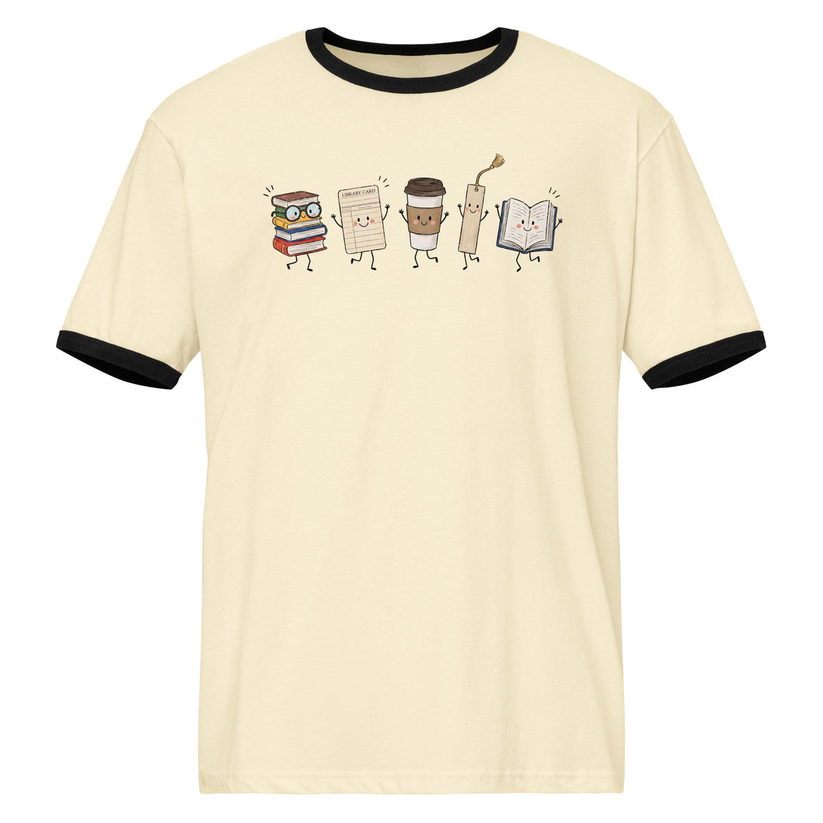 Library Tools Unisex ringer t-shirt