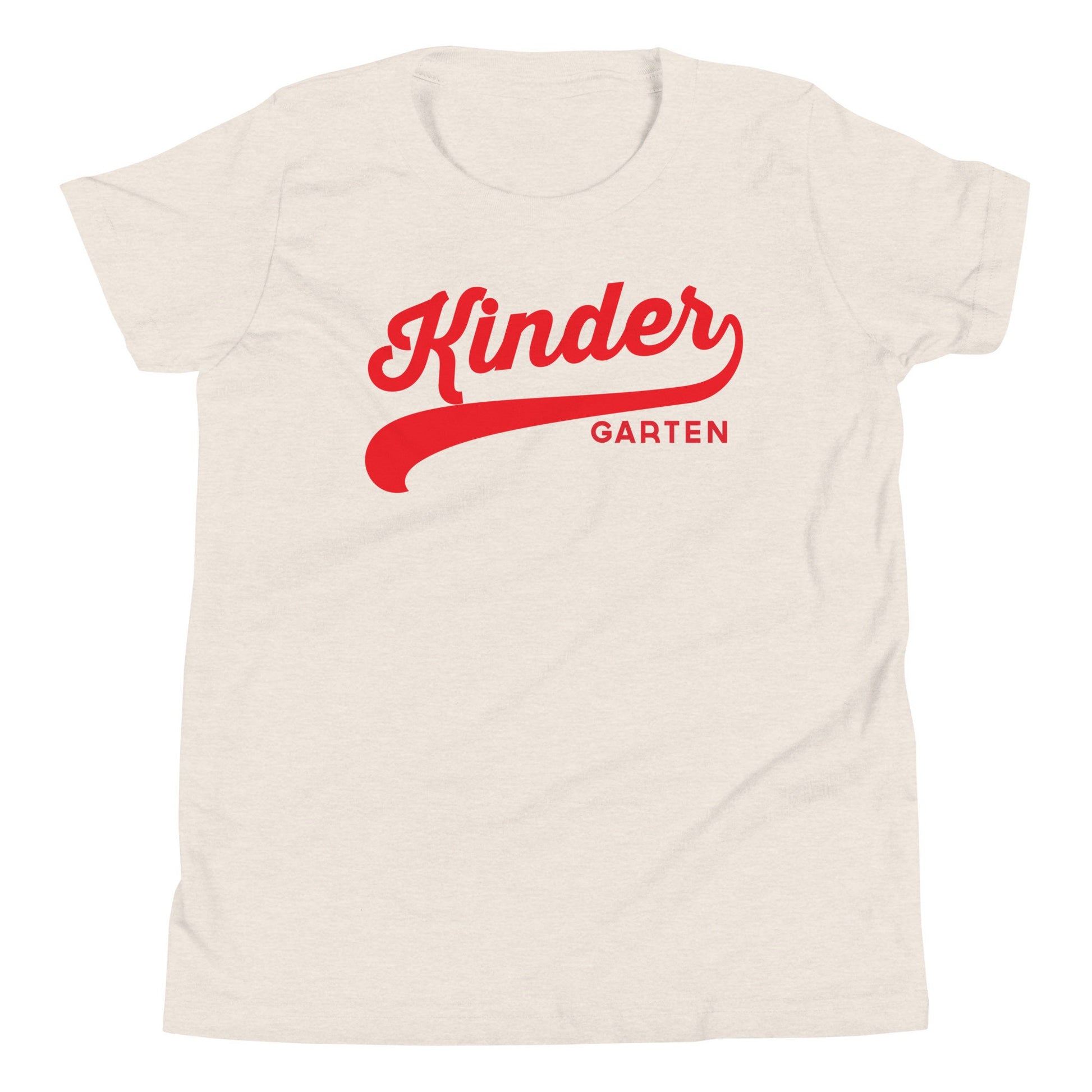 Kindergarten Swoosh Back To School Youth Short Sleeve T-Shirt | First Day of School