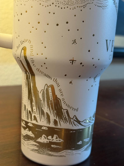 Velaris City of Starlight Engraved Tumbler ACOTAR Maasverse Tumbler