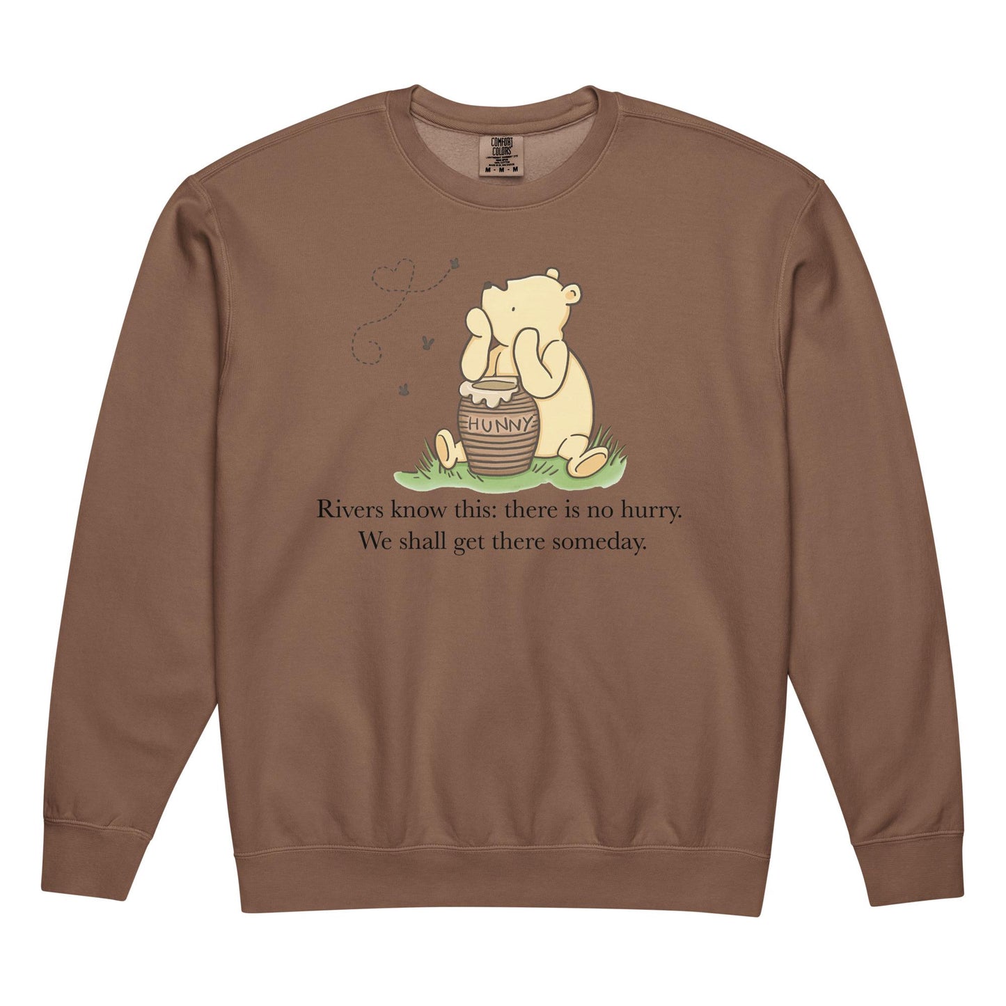 Winnie-The-Pooh Sweatshirt – Cozy Reading Sweatshirt | Unisex Crewneck Pullover