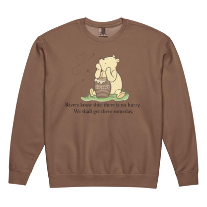 Winnie-The-Pooh Sweatshirt – Cozy Reading Sweatshirt | Unisex Crewneck Pullover