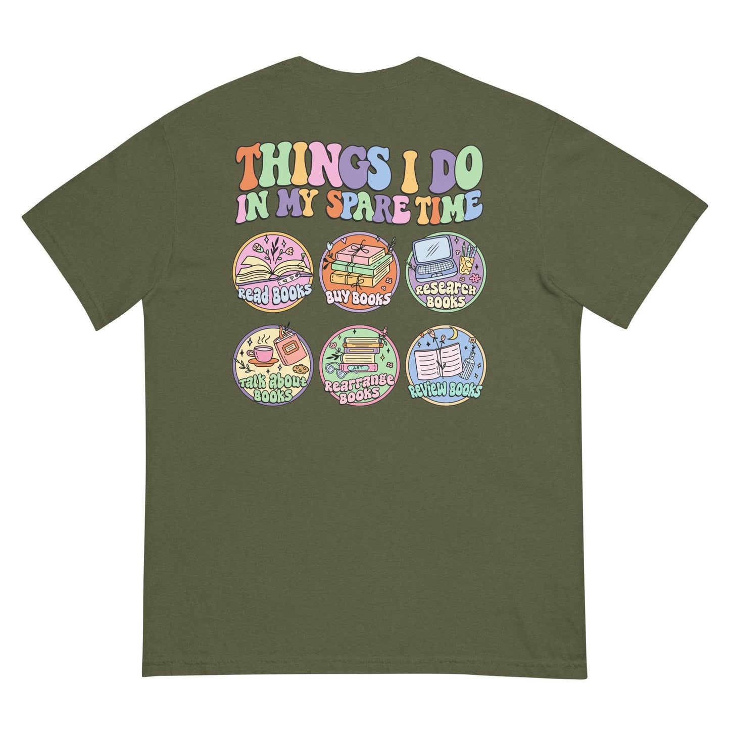 Unisex garment-dyed heavyweight t-shirt