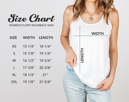 One Bad Mother Runner Flowy Racerback Tank