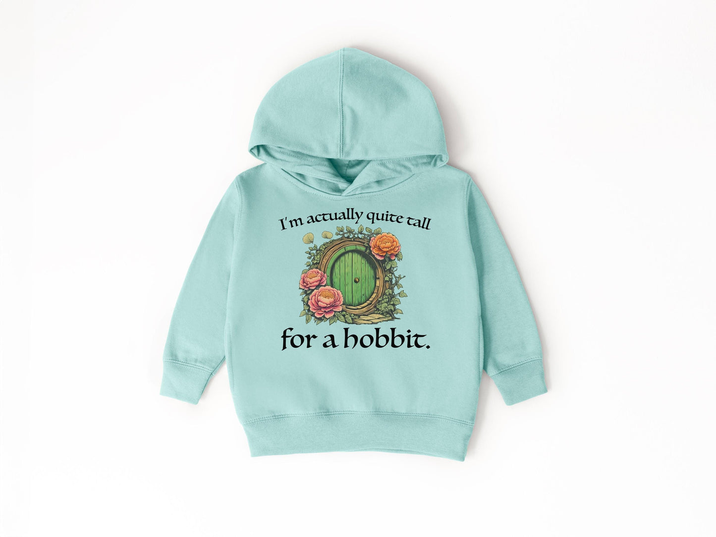Quite Tall for a Halfling Toddler Sweatshirt Nerdy LOTR Merch Bookish Literary Gift