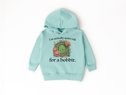 Quite Tall for a Halfling Toddler Sweatshirt Nerdy LOTR Merch Bookish Literary Gift