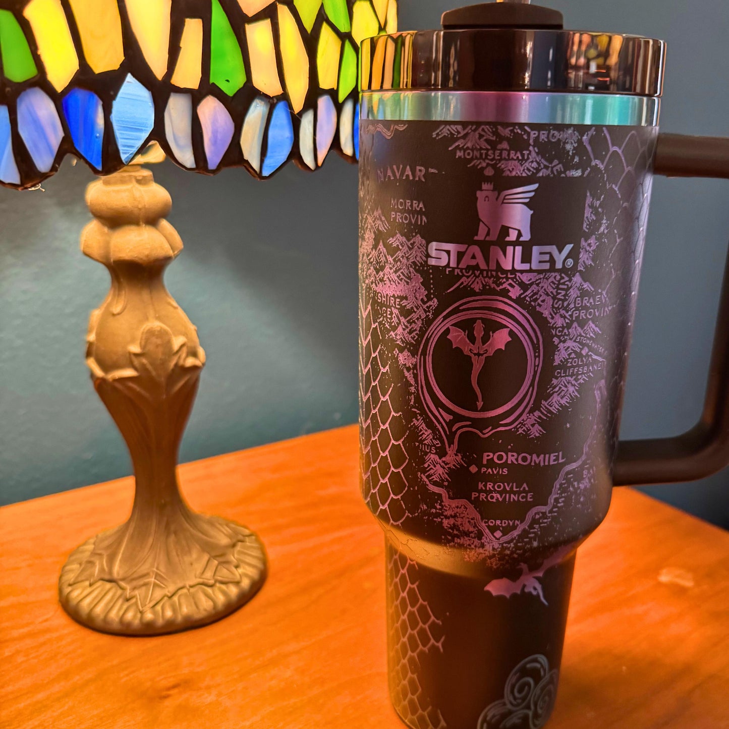In My Onyx Storm Era Engraved Fourth Wing Merch Tumbler