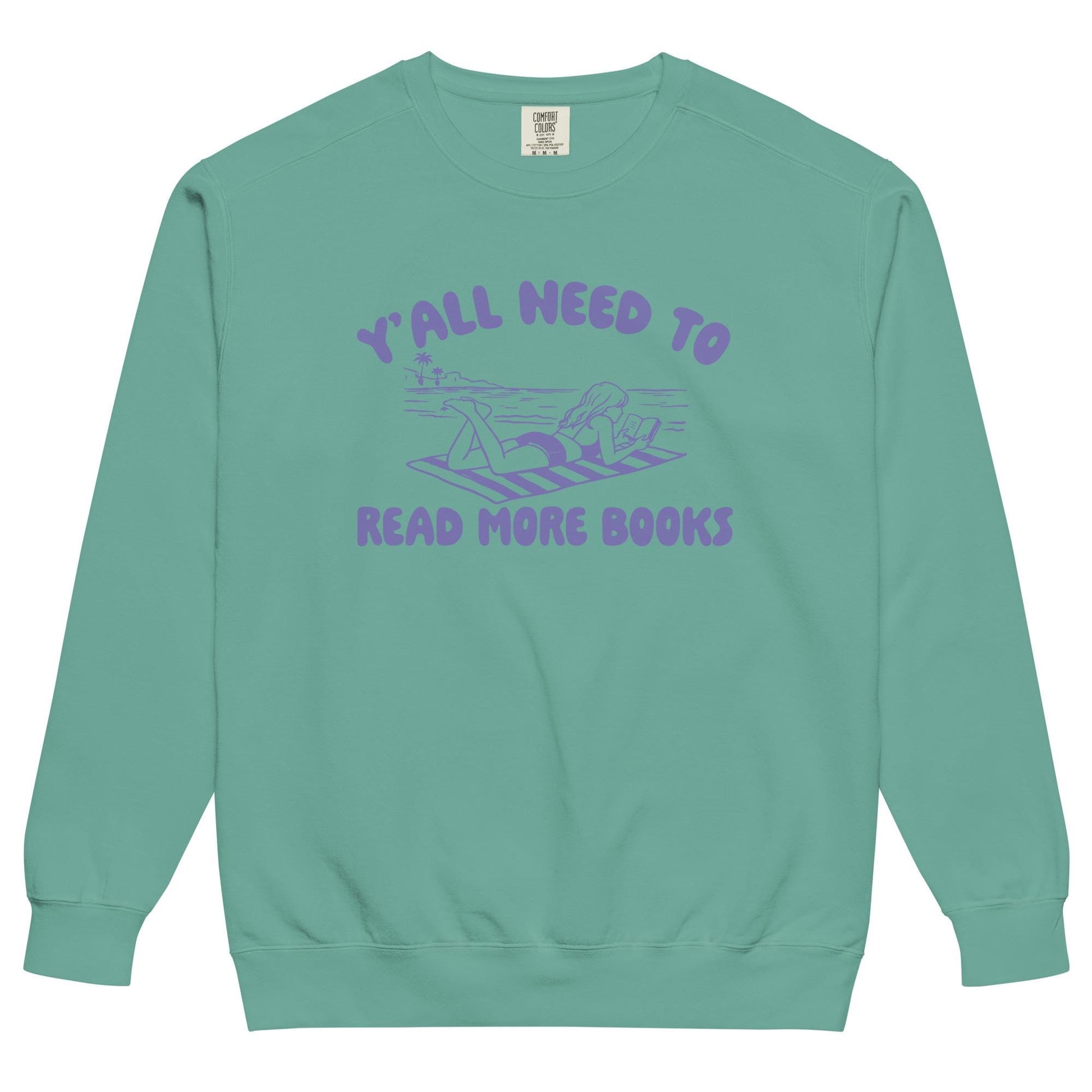 Unisex garment-dyed sweatshirt