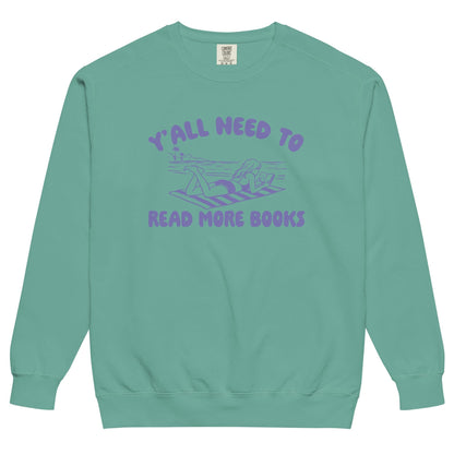 Unisex garment-dyed sweatshirt