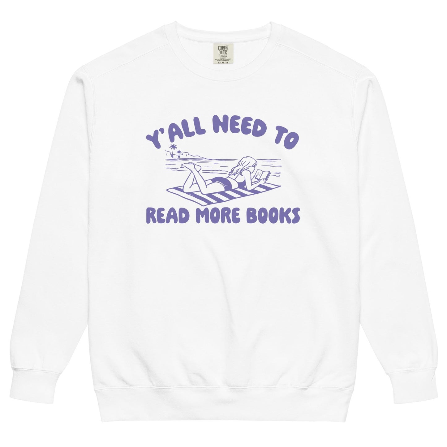 Unisex garment-dyed sweatshirt