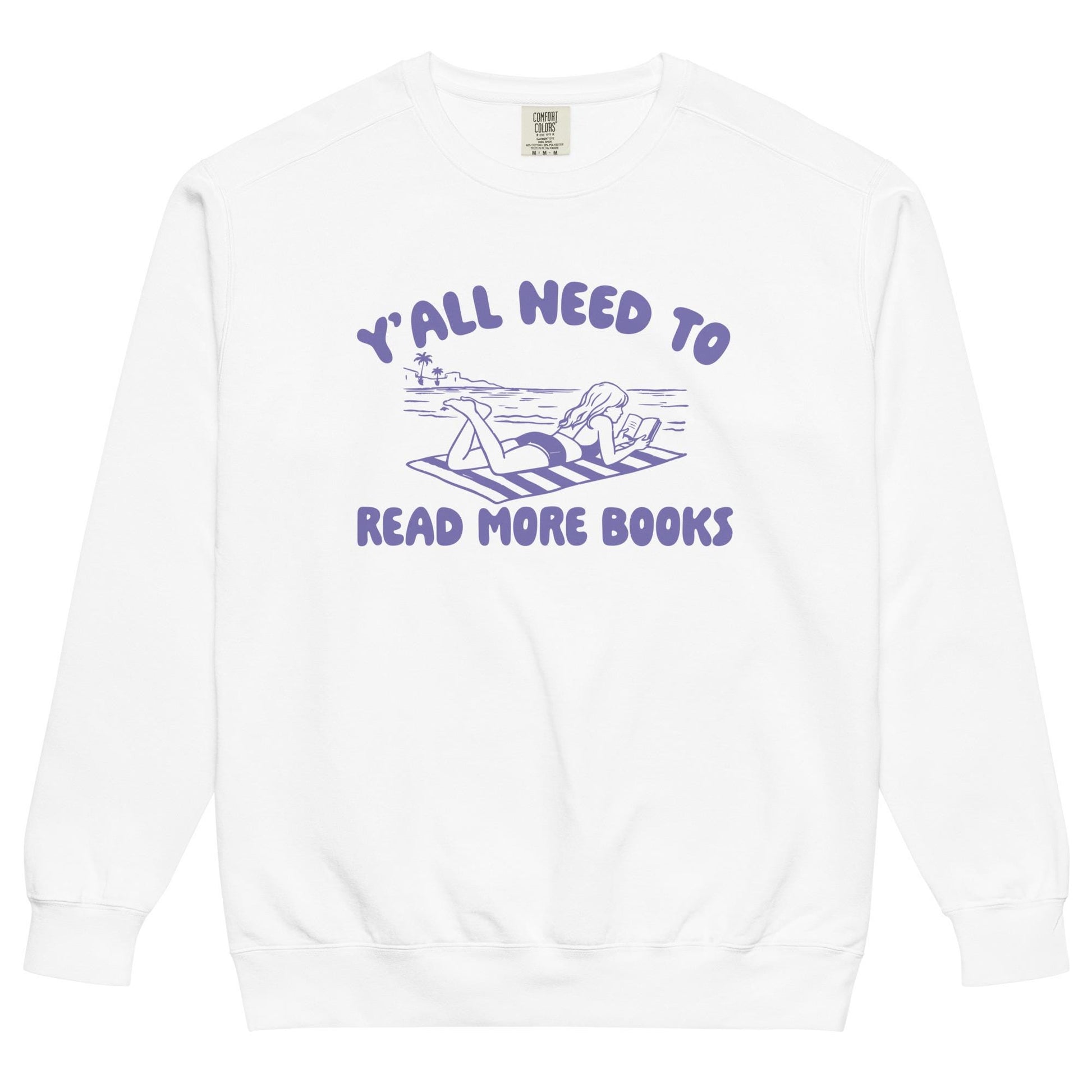 Unisex garment-dyed sweatshirt