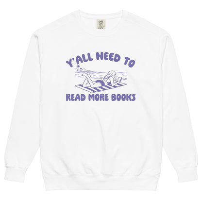 Unisex garment-dyed sweatshirt