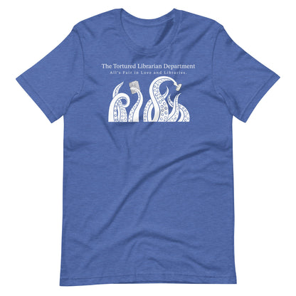 Tortured Librarian's Department Unisex T-shirt | Reading and Librarian Tshirt