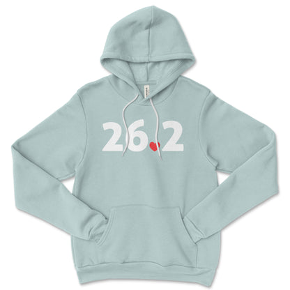 Marathon 26.2 Heart Hoodie Sweatshirt