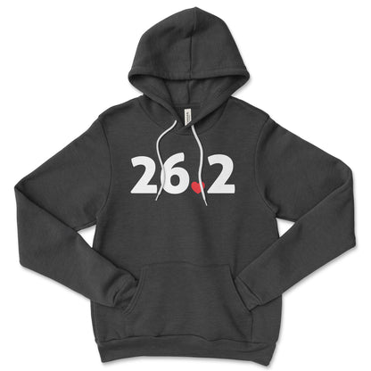 Marathon 26.2 Heart Hoodie Sweatshirt