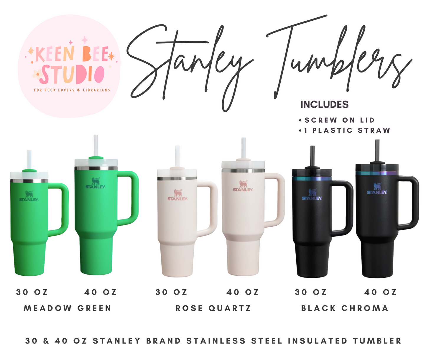 Reading Is Dreaming With Your Eyes Open Engraved Stanley Tumbler