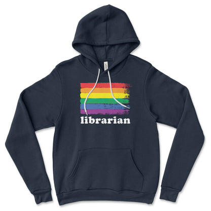 Pride Librarian Rainbow Librarian Sweatshirt