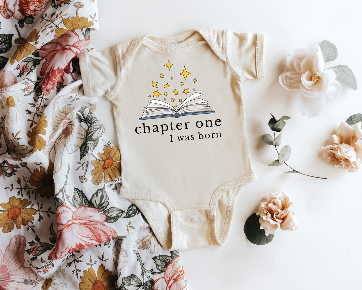 Chapter One I was Born Baby Bodysuit