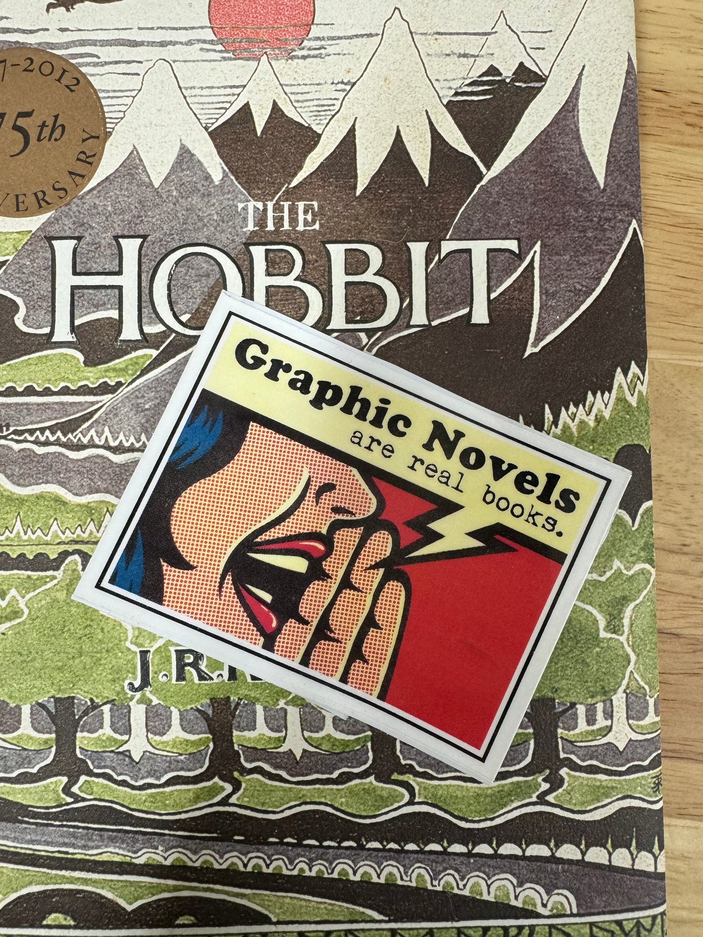 Graphic Novels are Real Books Sticker