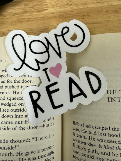 Love to Read Sticker