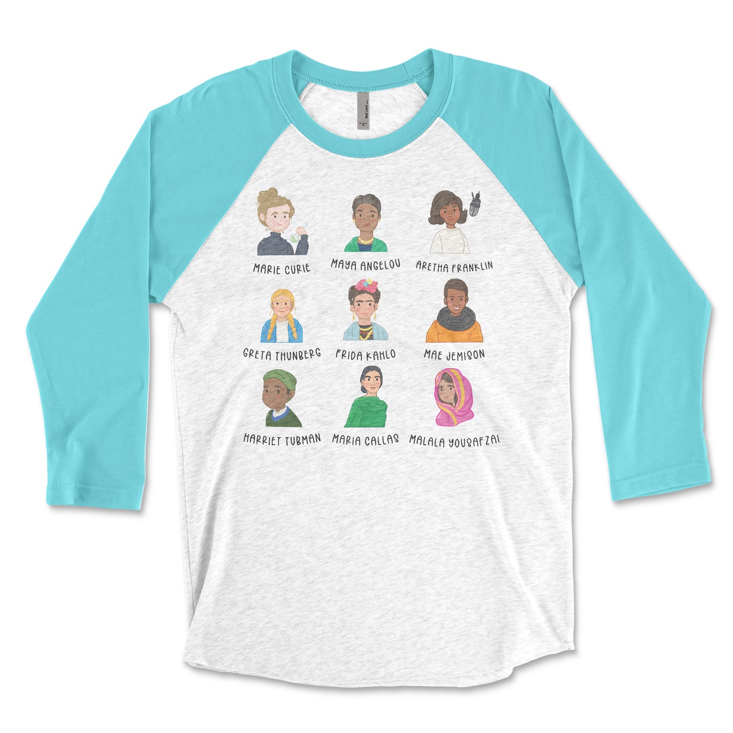 Women's History Month 3/4 Sleeve Raglan T-shirt