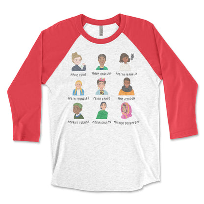 Women's History Month 3/4 Sleeve Raglan T-shirt