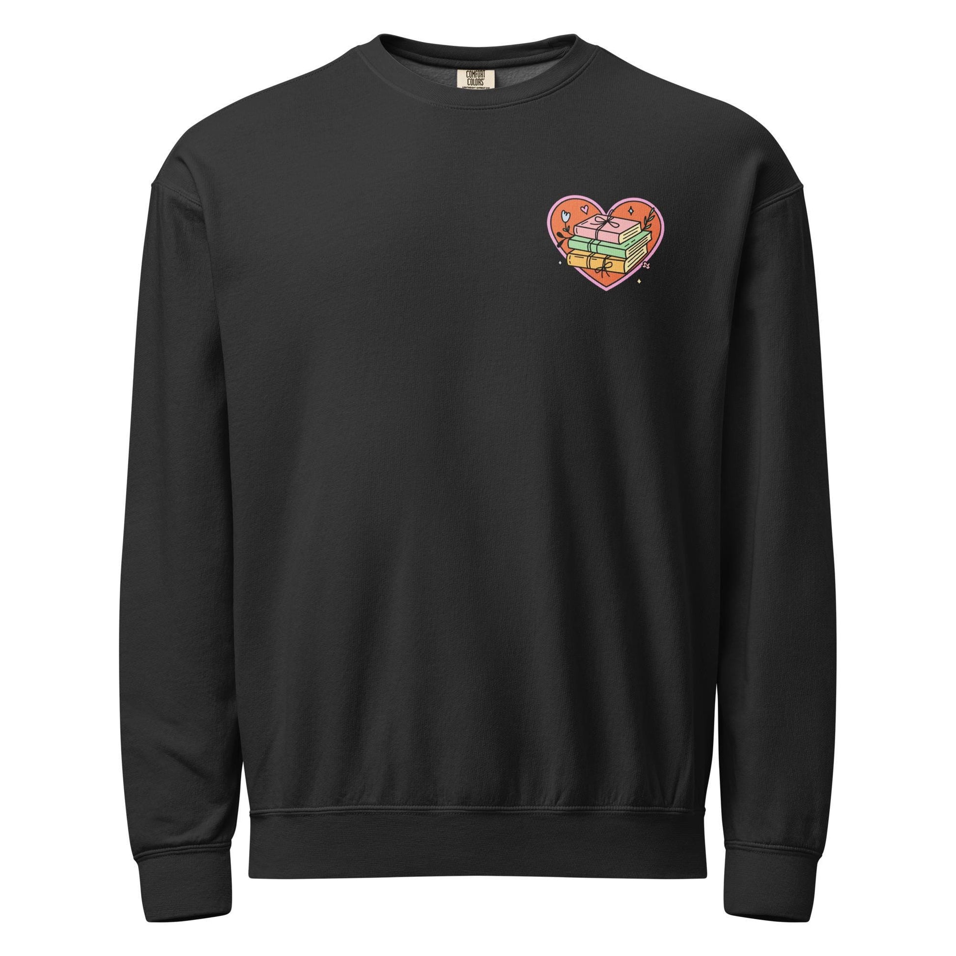 Unisex garment-dyed fleece crewneck sweatshirt