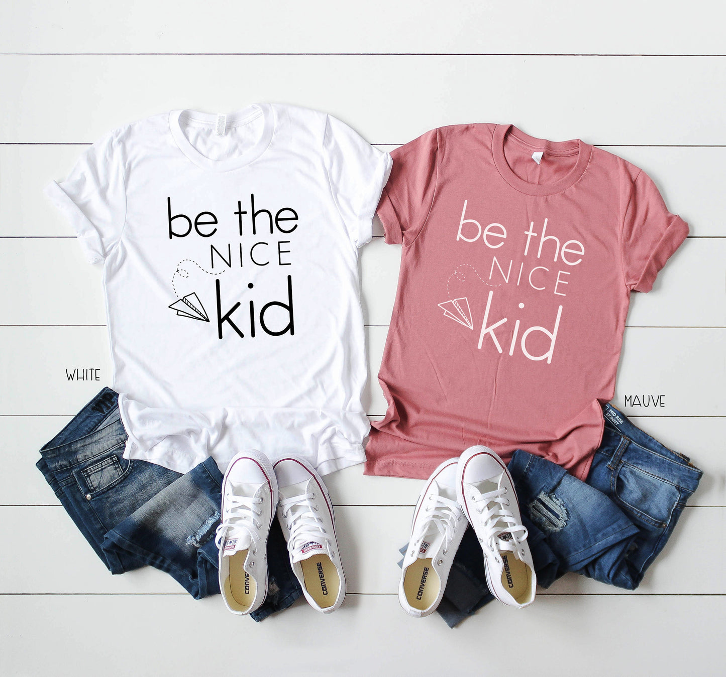 Be the Nice Kid T-Shirt: Positive Teacher Design