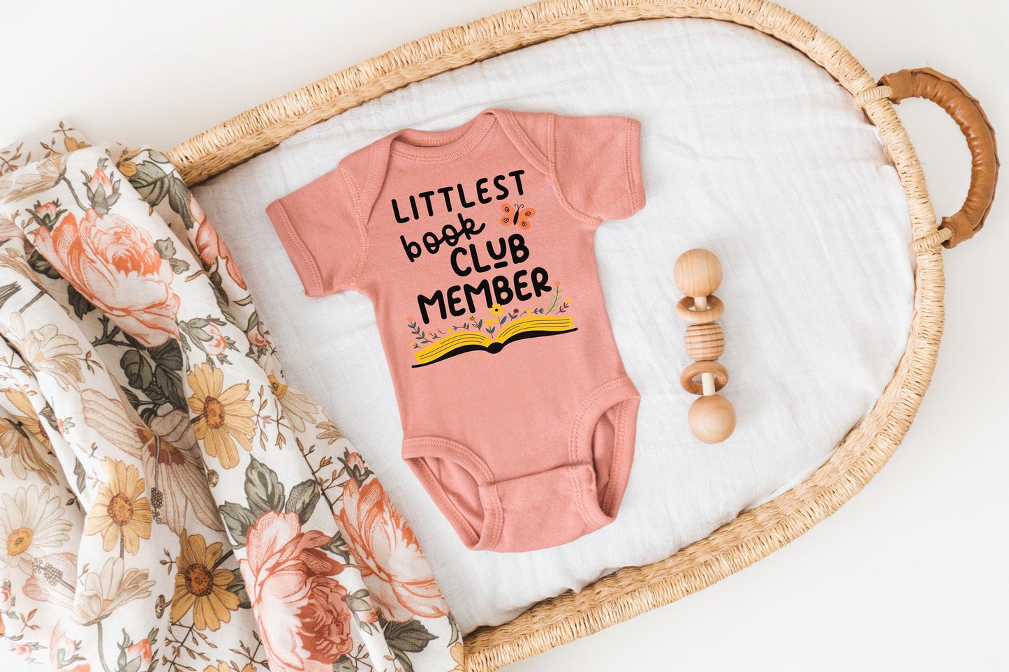 Baby Onesie for Littlest Book Club Member  Perfect Bookish Literary Gift
