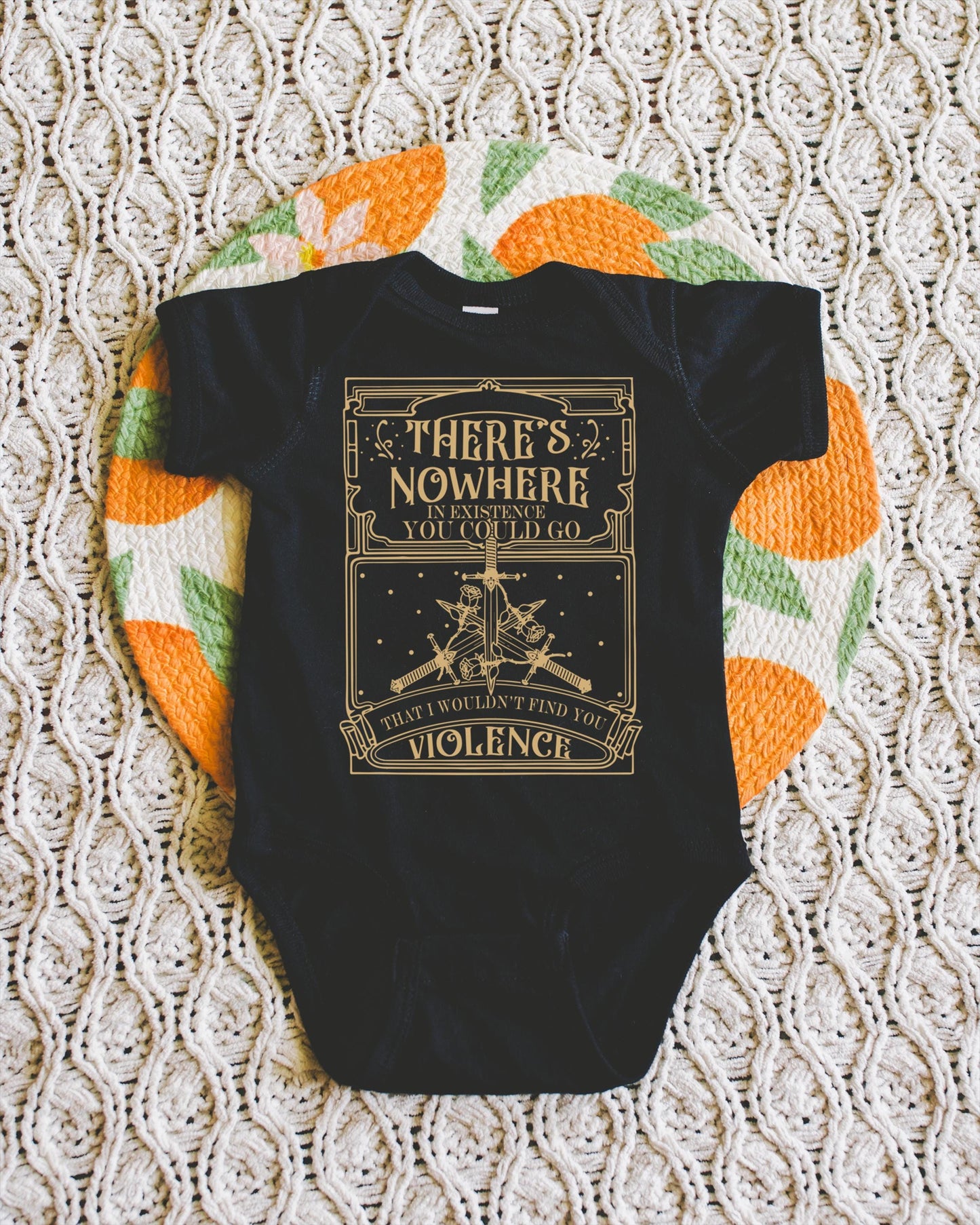 Violence Fourth Merch Nerdy Baby Onesie© Baby Shower Bodysuit Infant Clothing Dragon Rider Bookish Literary Gift