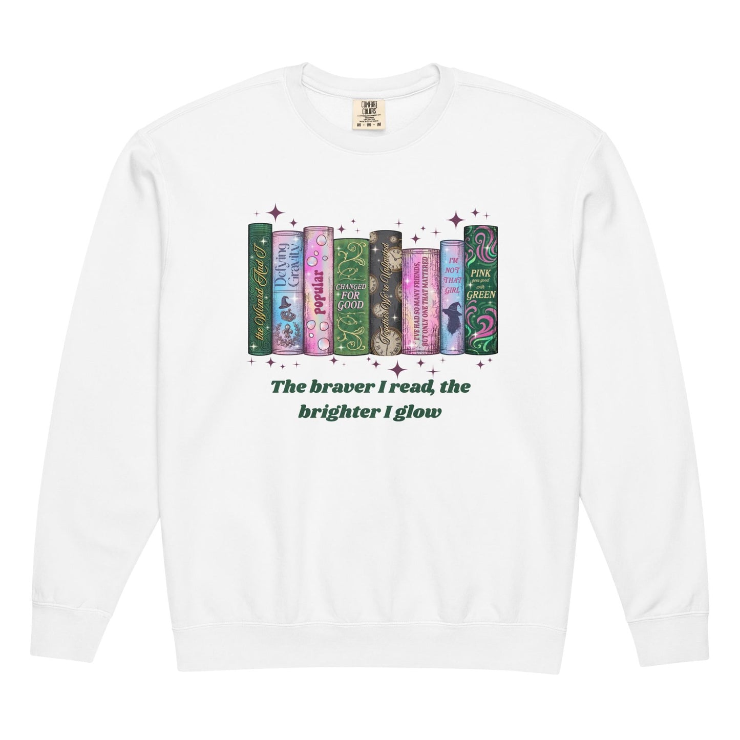 Wicked Sweatshirt with Books Unisex Crewneck Sweatshirt | Wicked Musical