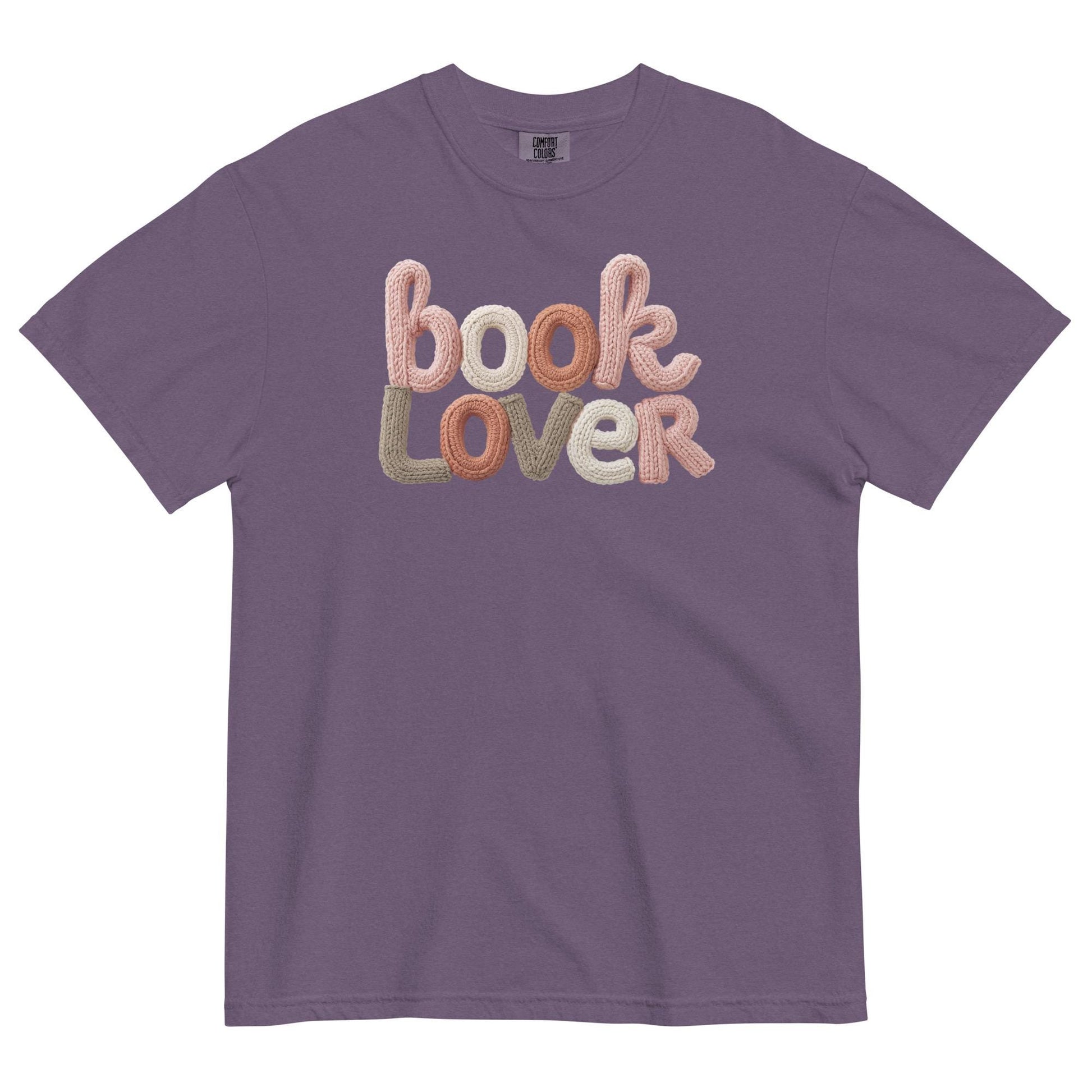 Yarn-Like Book Lover Unisex garment-dyed heavyweight t-shirt